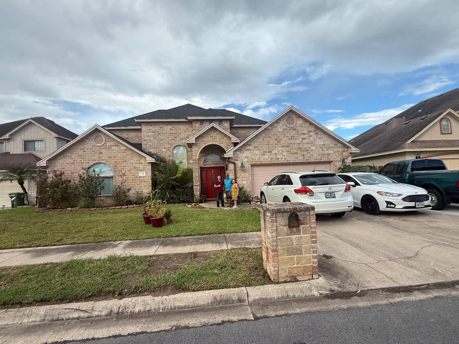 Complete shingle replacement and gutter installation in Brownsville, TX - Texas Construction Inc.